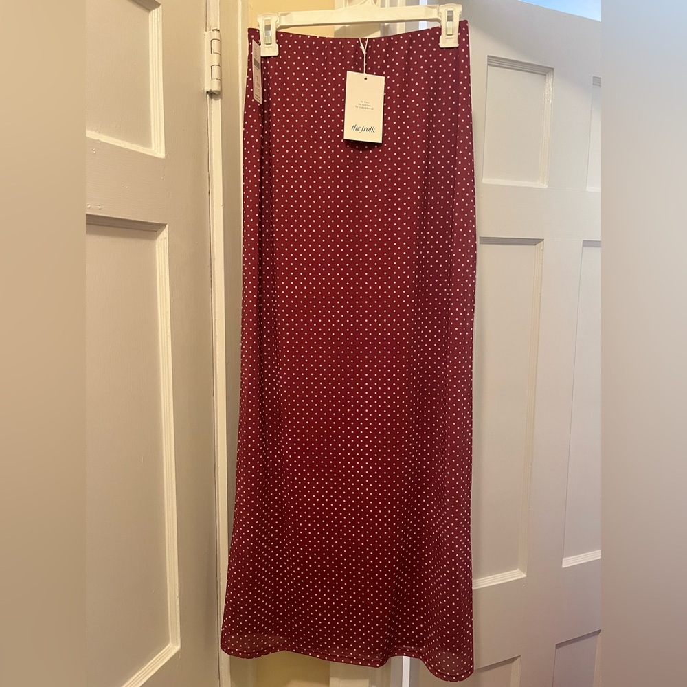 ANTRHOPOLOGY polka dot skirt